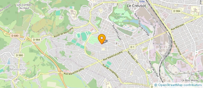 localisation de l'entreprise MONSIEUR CHRISTOPHE FERNANDES à LE CREUSOT