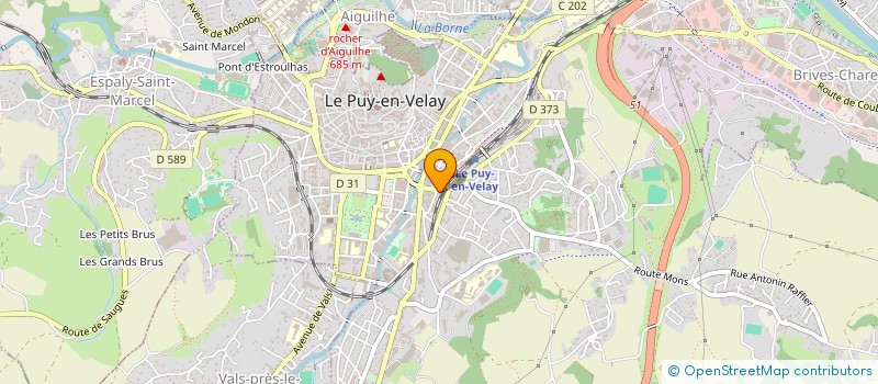 localisation de l'entreprise MONSIEUR CHRISTOPHE FERNANDEZ  LE PUY-EN-VELAY