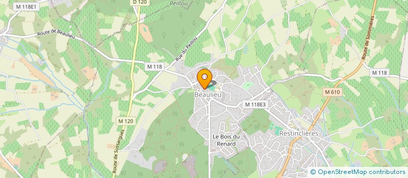 localisation de l'entreprise MONSIEUR CHRISTOPHE FERON  SAINT-HILAIRE-DE-BEAUVOIR