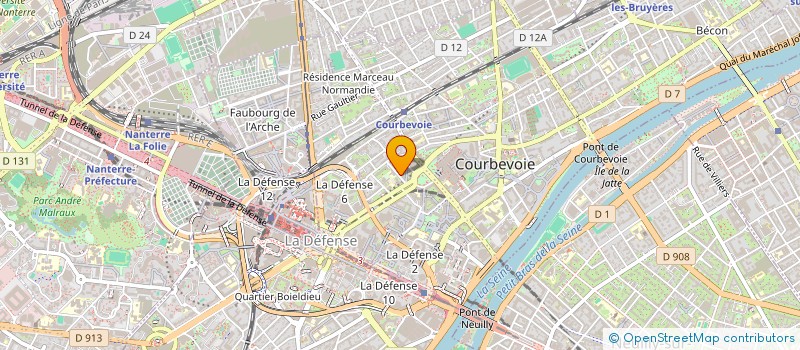 localisation de l'entreprise MONSIEUR CHRISTOPHE FERRE  COURBEVOIE