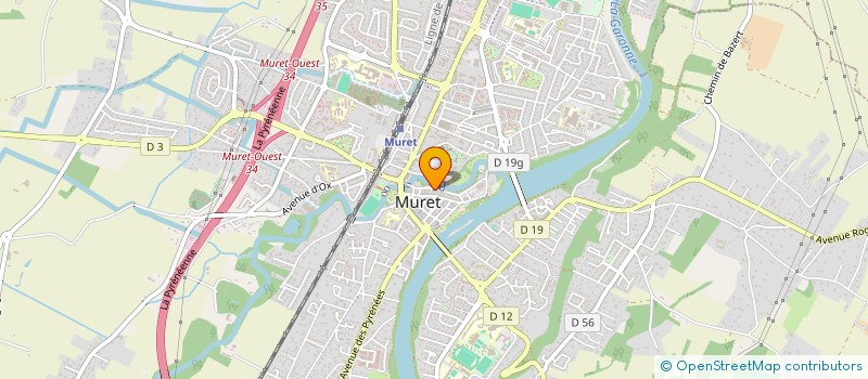 localisation de l'entreprise MONSIEUR CHRISTOPHE FERREIRA  MURET