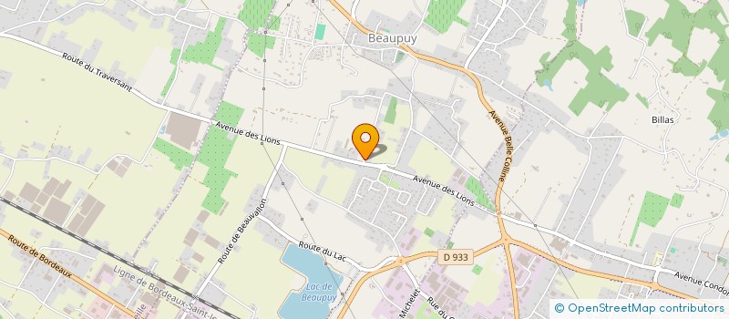 localisation de l'entreprise MONSIEUR CHRISTOPHE FERREIRA CERDEIRA  BEAUPUY