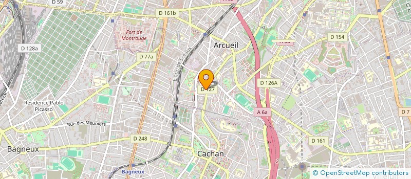 localisation de l'entreprise MONSIEUR CHRISTOPHE FERRET à ARCUEIL