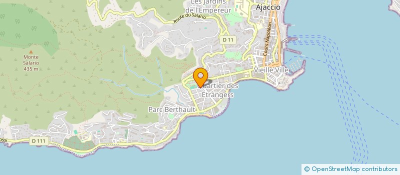 localisation de l'entreprise MONSIEUR CHRISTOPHE FERRI-PISANI  AJACCIO