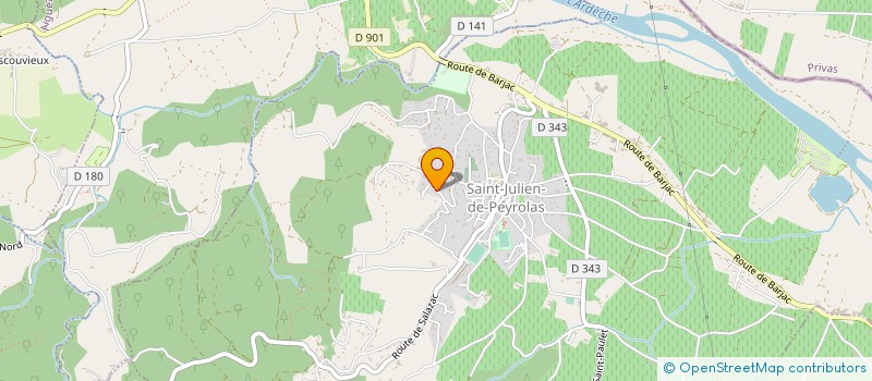 localisation de l'entreprise MONSIEUR CHRISTOPHE FERRY  SAINT-JULIEN-DE-PEYROLAS