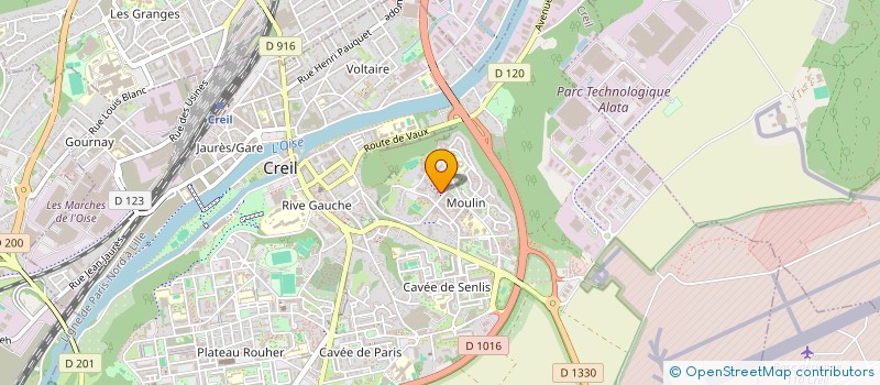 localisation de l'entreprise MONSIEUR CHRISTOPHE FERY à CREIL