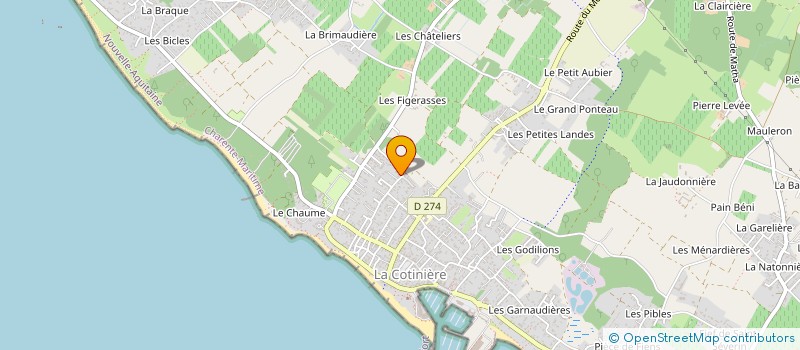 localisation de l'entreprise MONSIEUR CHRISTOPHE FESSEAU  SAINT-PIERRE-D'OLERON