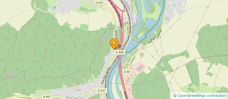 localisation de l'entreprise MONSIEUR CHRISTOPHE FETET  MARBACHE