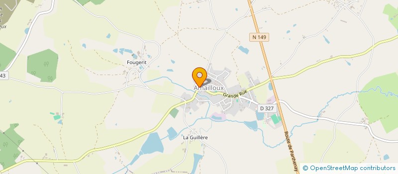 localisation de l'entreprise MONSIEUR CHRISTOPHE FEUILLET  AMAILLOUX