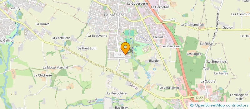 localisation de l'entreprise MONSIEUR CHRISTOPHE FEVRIER à LA MEZIERE