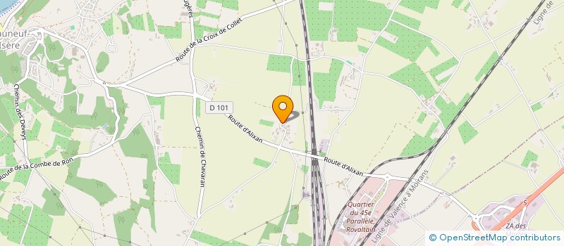 localisation de l'entreprise MONSIEUR CHRISTOPHE FIGONI  CHATEAUNEUF-SUR-ISERE