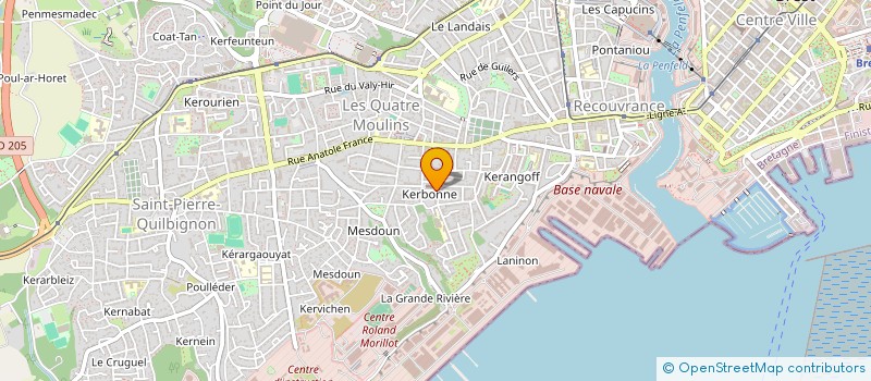 localisation de l'entreprise MONSIEUR CHRISTOPHE FILLIETTE à BREST