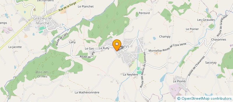 localisation de l'entreprise MONSIEUR CHRISTOPHE FILLON  POMEYS