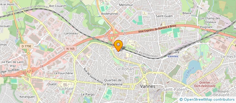 localisation de l'entreprise MONSIEUR CHRISTOPHE FILY à VANNES