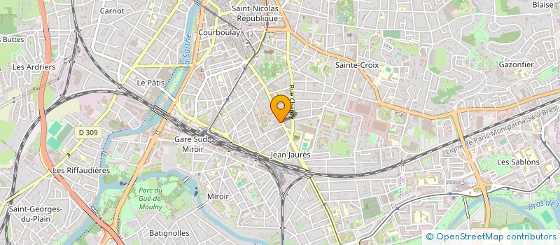 localisation de l'entreprise MONSIEUR CHRISTOPHE FISCH  LE MANS