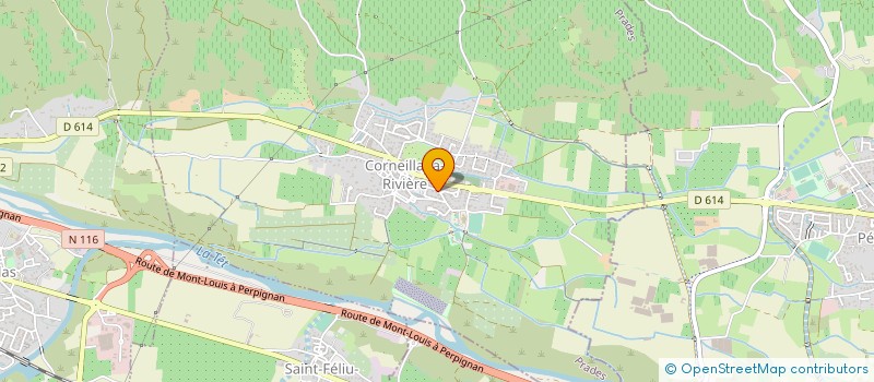 localisation de l'entreprise MONSIEUR CHRISTOPHE FISCHER  CORNEILLA-LA-RIVIERE