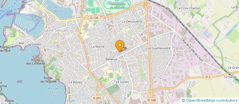 localisation de l'entreprise MONSIEUR CHRISTOPHE FLAUD  SAINT-MALO