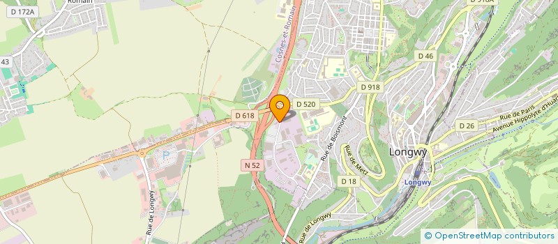 localisation de l'entreprise MONSIEUR CHRISTOPHE FLEURUS à LONGWY