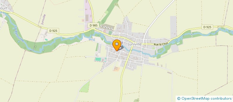 localisation de l'entreprise MONSIEUR CHRISTOPHE FLEURY  JUNIVILLE