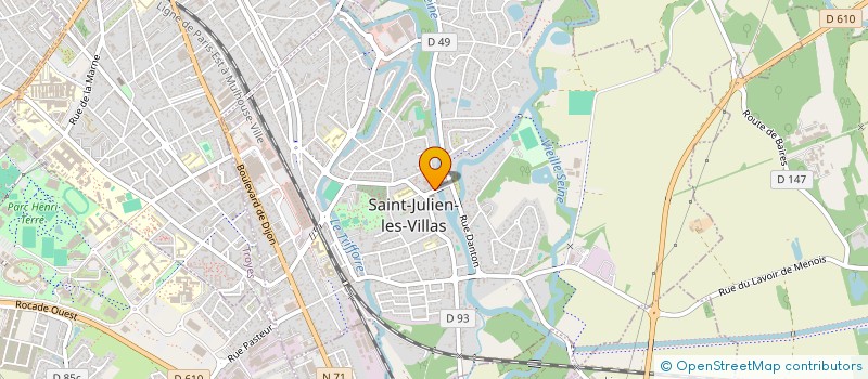 localisation de l'entreprise MONSIEUR CHRISTOPHE FLICK  SAINT-JULIEN-LES-VILLAS