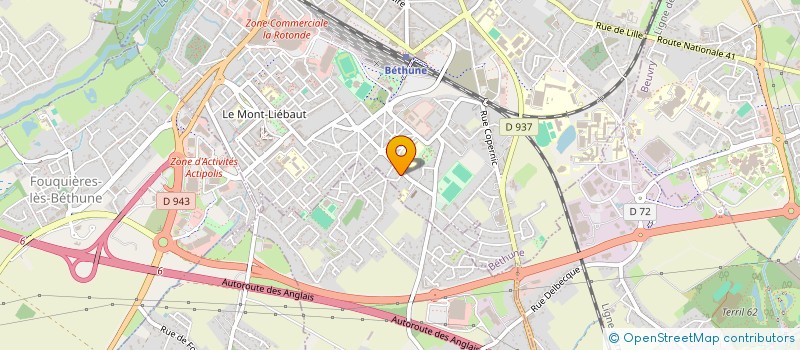 localisation de l'entreprise MONSIEUR CHRISTOPHE FOCQUEU  BRUAY-LA-BUISSIERE