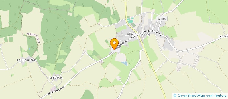 localisation de l'entreprise MONSIEUR CHRISTOPHE FOISSY à ALLIGNY-COSNE