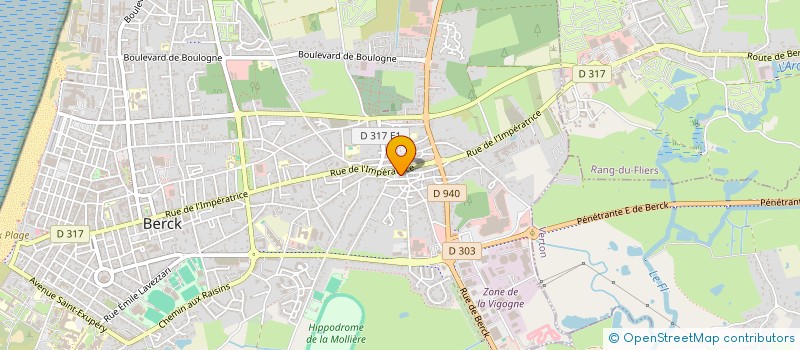 localisation de l'entreprise MONSIEUR CHRISTOPHE FOLIE  BERCK