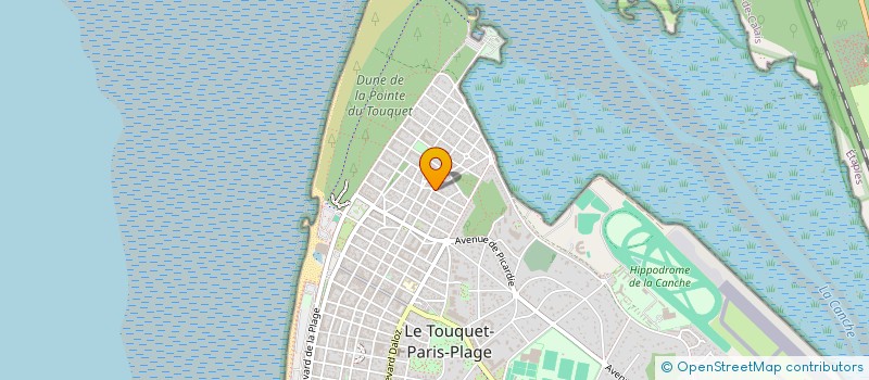 localisation de l'entreprise MONSIEUR CHRISTOPHE FOLLET  LE TOUQUET-PARIS-PLAGE