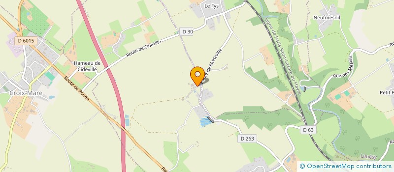 localisation de l'entreprise MONSIEUR CHRISTOPHE FONTAINE  MESNIL-PANNEVILLE