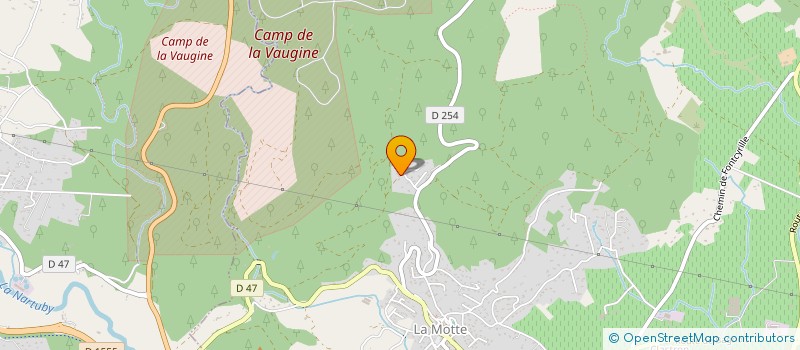 localisation de l'entreprise MONSIEUR CHRISTOPHE FONTAINE à LA MOTTE