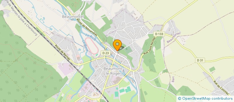 localisation de l'entreprise MONSIEUR CHRISTOPHE FONTANA  BEAUMONT-LE-ROGER