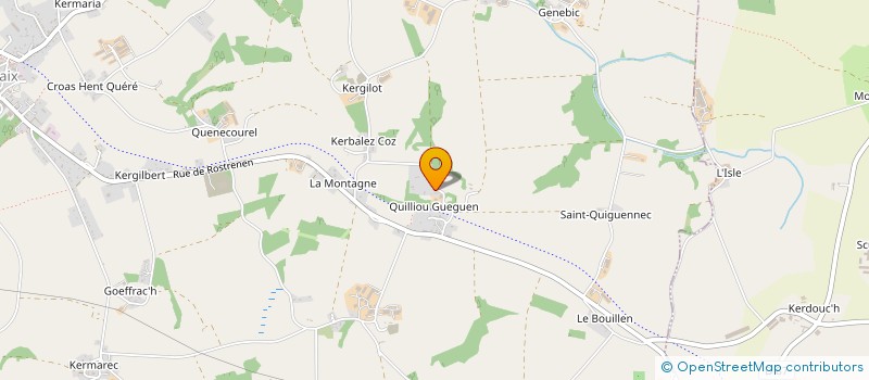 localisation de l'entreprise MONSIEUR CHRISTOPHE FOREST  MAEL-CARHAIX