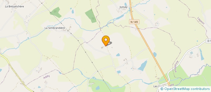 localisation de l'entreprise MONSIEUR CHRISTOPHE FORESTIER  ADILLY