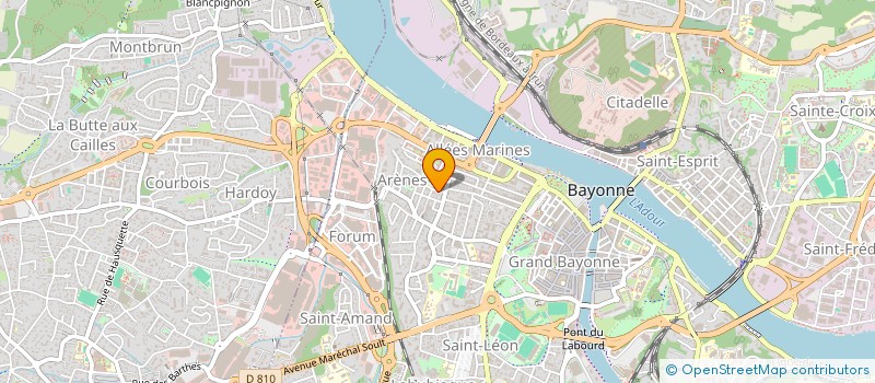 localisation de l'entreprise MONSIEUR CHRISTOPHE FORESTIER-CAZOR à BAYONNE