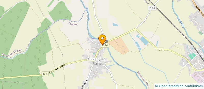 localisation de l'entreprise MONSIEUR CHRISTOPHE FOREY  AUBIGNY-EN-PLAINE