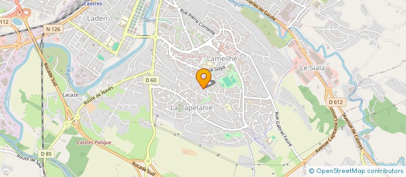 localisation de l'entreprise MONSIEUR CHRISTOPHE FORGEOT à CASTRES