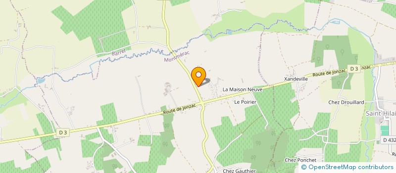 localisation de l'entreprise MONSIEUR CHRISTOPHE FORNEL  MONTMERAC