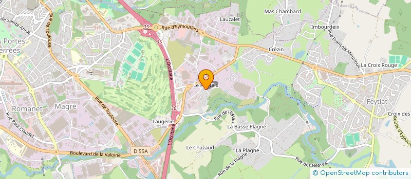 localisation de l'entreprise MONSIEUR CHRISTOPHE FORNIELES à FEYTIAT