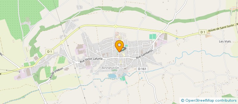 localisation de l'entreprise MONSIEUR CHRISTOPHE FORT  ANNEYRON