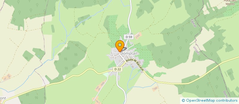 localisation de l'entreprise MONSIEUR CHRISTOPHE FORTER  DOMPTAIL