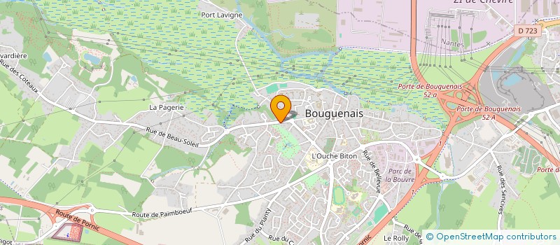 localisation de l'entreprise MONSIEUR CHRISTOPHE FORTINEAU à BOUGUENAIS