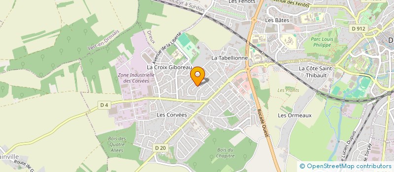 localisation de l'entreprise MONSIEUR CHRISTOPHE FOSSE à VERNOUILLET