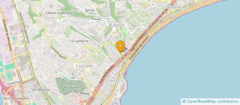 localisation de l'entreprise MONSIEUR CHRISTOPHE FOSSOMBRONI à NICE