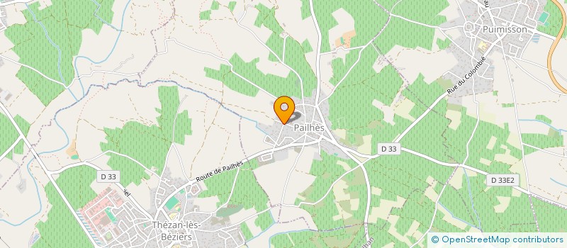 localisation de l'entreprise MONSIEUR CHRISTOPHE FOUACE  PAILHES