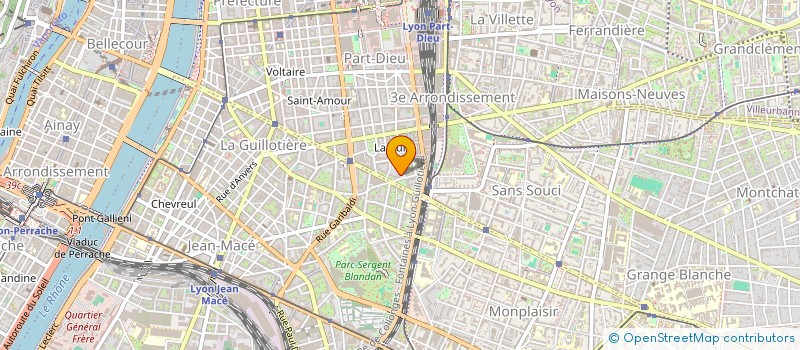 localisation de l'entreprise MONSIEUR CHRISTOPHE FOUCAULT  LYON