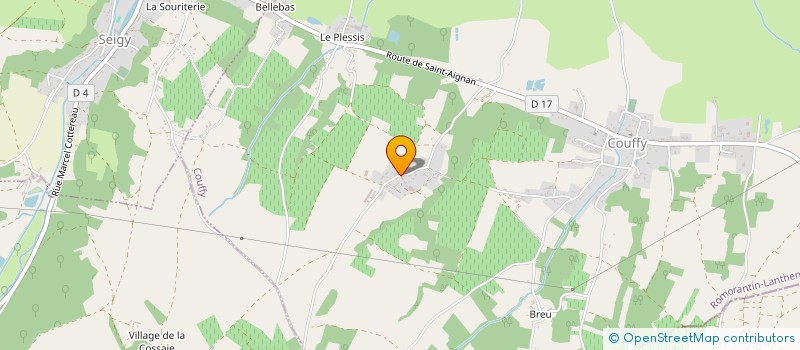 localisation de l'entreprise MONSIEUR CHRISTOPHE FOUCHER  COUFFY