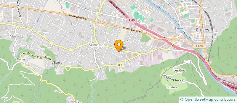 localisation de l'entreprise MONSIEUR CHRISTOPHE FOUCHER  SCIONZIER