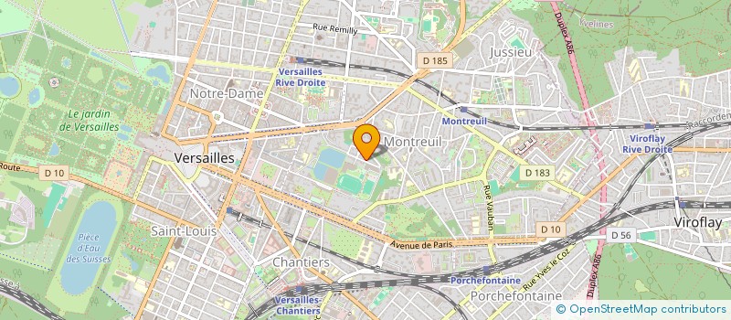 localisation de l'entreprise MONSIEUR CHRISTOPHE FOUIN  LE CHESNAY-ROCQUENCOURT