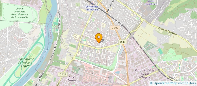 localisation de l'entreprise MONSIEUR CHRISTOPHE FOUQUES  LA FRETTE-SUR-SEINE