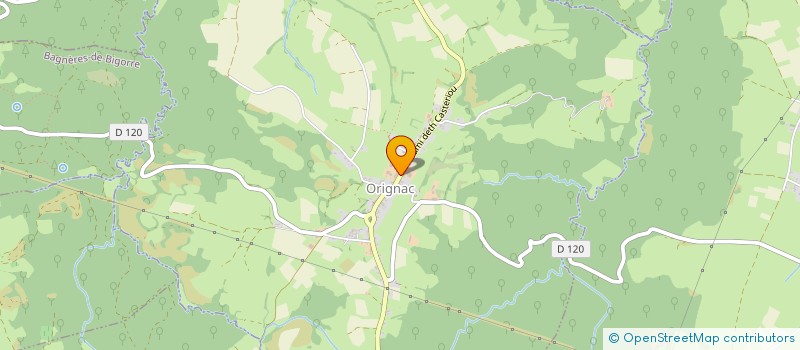 localisation de l'entreprise MONSIEUR CHRISTOPHE FOURCADE  ORIGNAC